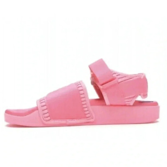 ADIDAS Pharrell x Adilette 2.0 RARE Sandal 'Hyper Pop' Pink Size 9 - Picture 8 of 15